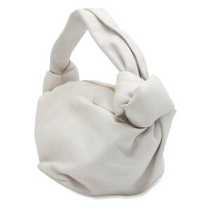 Bottega Veneta Bag Handbag Double Leather White Knot